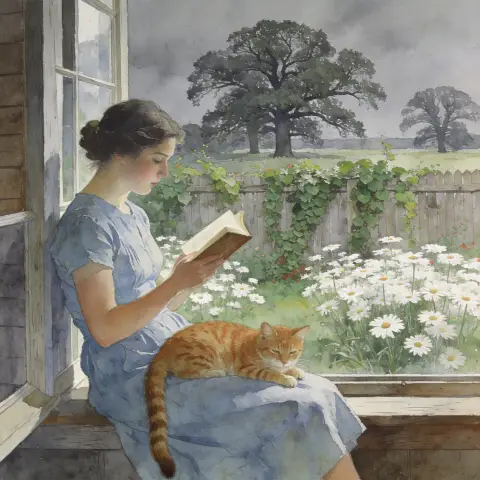 安德鲁·怀斯 Andrew Wyeth 风格生成图