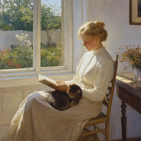 安娜·安恰尔 Anna Ancher 风格生成图