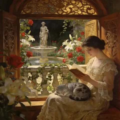 阿诺德·勃克林 Arnold Böcklin 风格生成图