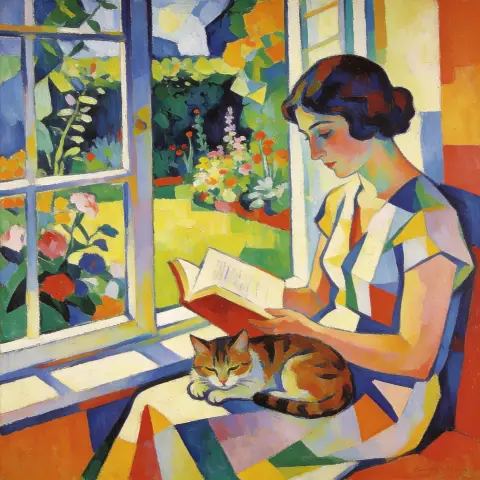 奥古斯特·马克 Auguste Macke 风格生成图
