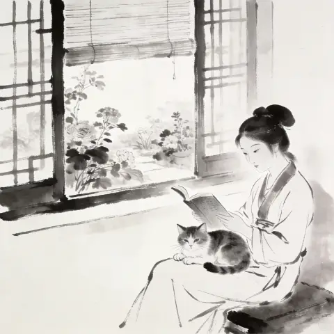 八大山人 Bada Shanren 风格生成图