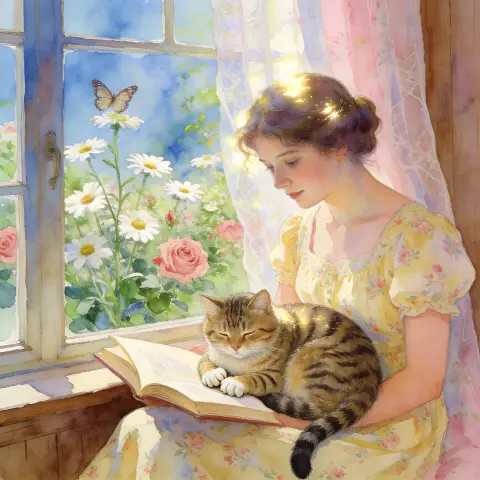 碧雅翠丝·波特 Beatrix Potter 风格生成图