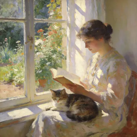 贝尔特·莫里索 Berthe Morisot 风格生成图