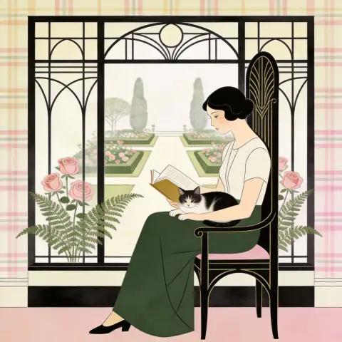 查尔斯·雷尼·麦金托什 Charles Rennie Mackintosh 风格生成图