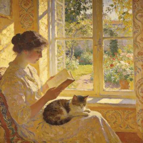 爱德华·维亚尔 Édouard Vuillard 风格生成图