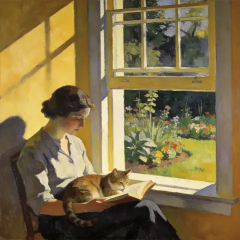 爱德华·霍珀 Edward Hopper 风格生成图