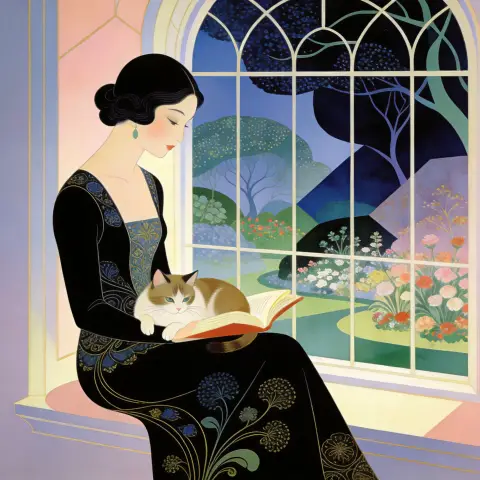 艾文德·厄尔 Eyvind Earle 风格生成图