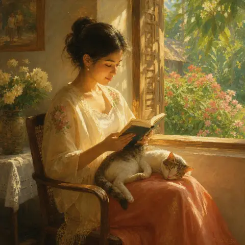 费尔南多·阿莫索罗 Fernando Amorsolo 风格生成图