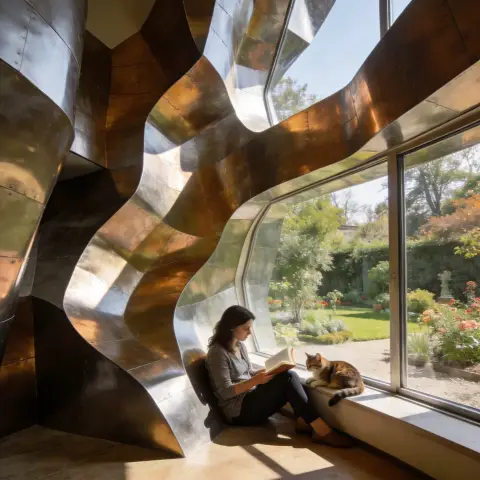 弗兰克·盖里 Frank Gehry 风格生成图