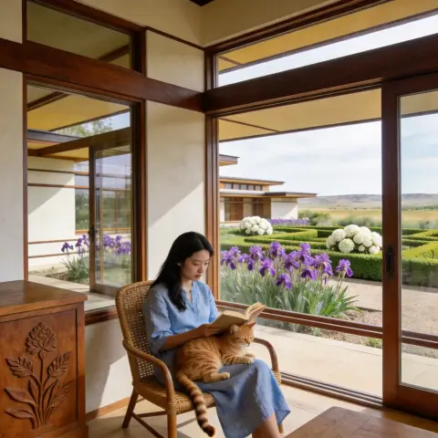 弗兰克·劳德·赖特 Frank Lloyd Wright 风格生成图