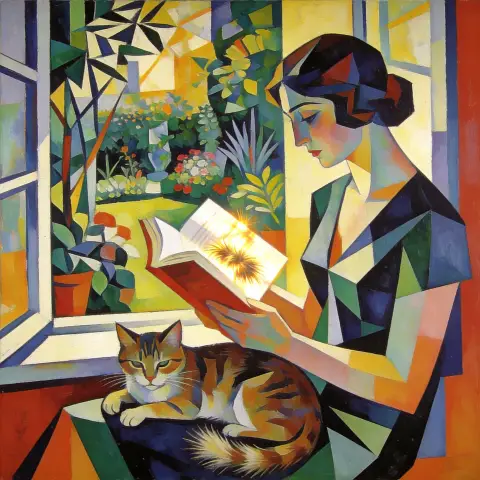 吉诺·塞弗里尼 Gino Severini 风格生成图