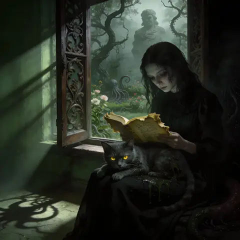 H.P. 洛夫克拉夫特 H.P. Lovecraft 风格生成图