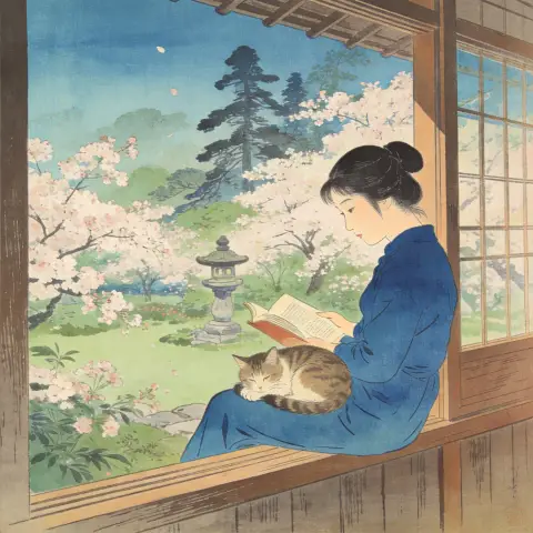 川濑巴水 Hasui Kawase 风格生成图