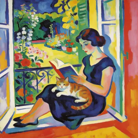 亨利·马蒂斯 Henri Matisse 风格生成图