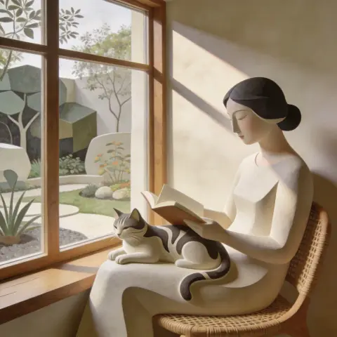 野口勇 Isamu Noguchi 风格生成图
