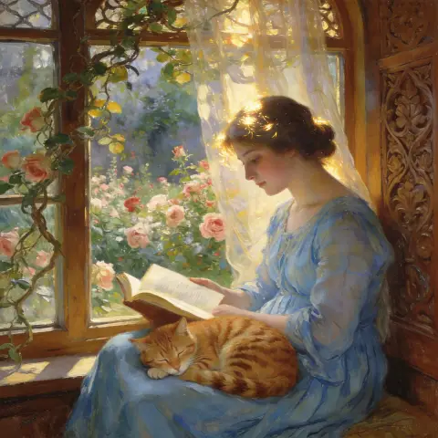 约翰·威廉·沃特豪斯 John William Waterhouse 风格生成图