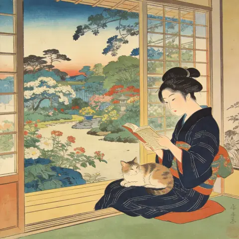 葛饰北斋 Katsushika Hokusai 风格生成图