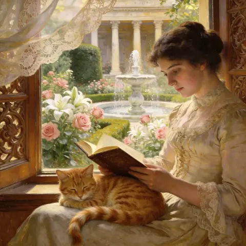 劳伦斯·阿尔玛-塔德玛 Lawrence Alma-Tadema 风格生成图
