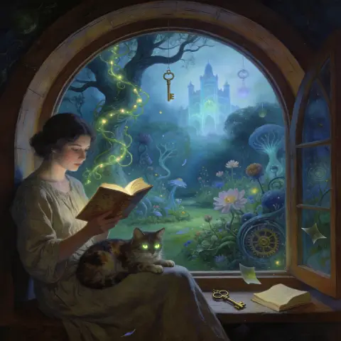 莱奥诺拉·卡林顿 Leonora Carrington 风格生成图
