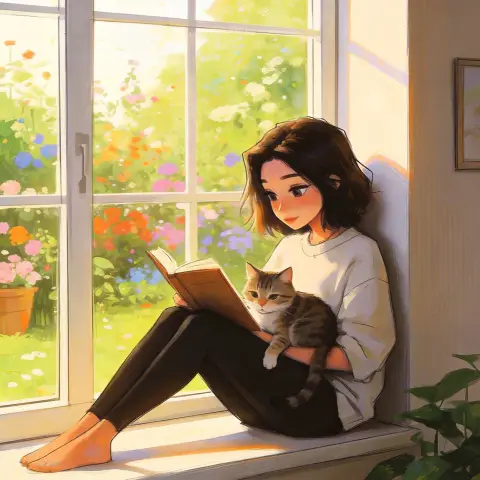 洛伊什（亚历山德拉·迪比娜） Loish (Alexandra Dibina) 风格生成图