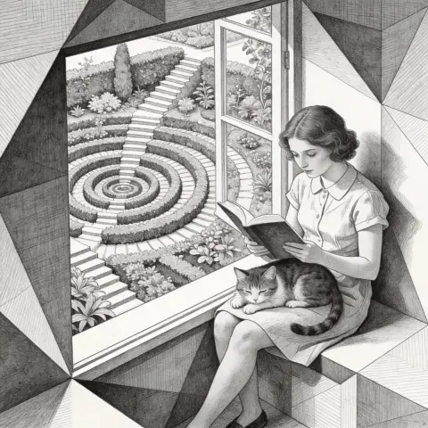 M. C. 埃舍尔 M.C. Escher 风格生成图