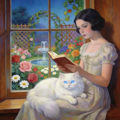 马克·莱登 Mark Ryden 风格生成图