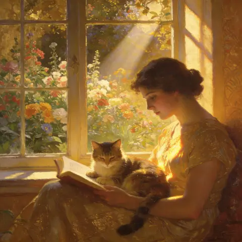 马克斯菲尔德·帕里什 Maxfield Parrish 风格生成图