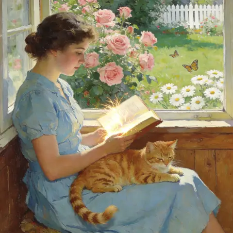 诺曼·洛克威尔 Norman Rockwell 风格生成图