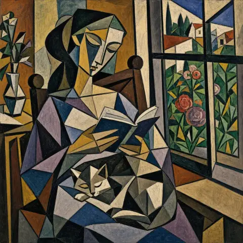 巴勃罗·毕加索 Pablo Picasso 风格生成图