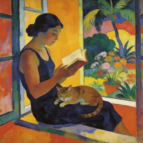 保罗·高更 Paul Gauguin 风格生成图