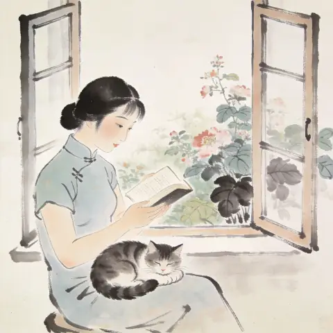 齐白石 Qi Baishi 风格生成图