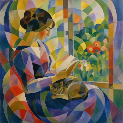 罗伯特·德劳内 Robert Delaunay 风格生成图