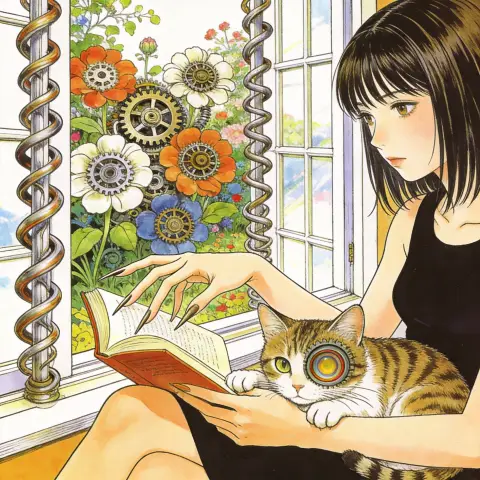 驾笼真太郎 Shintaro Kago 风格生成图