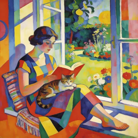 索尼娅·德劳内 Sonia Delaunay 风格生成图