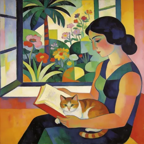 塔西拉·多·阿马拉尔 Tarsila do Amaral 风格生成图