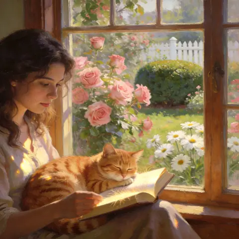 托马斯·金凯德 Thomas Kinkade 风格生成图