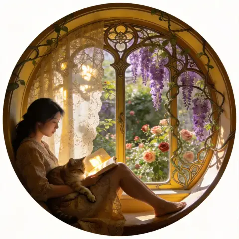 维克多·奥塔 Victor Horta 风格生成图