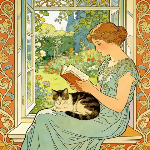 沃尔特·克兰 Walter Crane 风格生成图