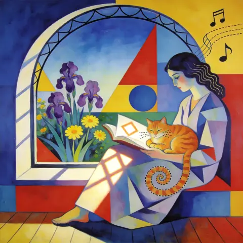瓦西里·康定斯基 Wassily Kandinsky 风格生成图