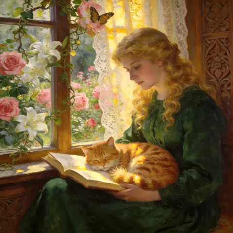 威廉·霍尔曼·亨特 William Holman Hunt 风格生成图
