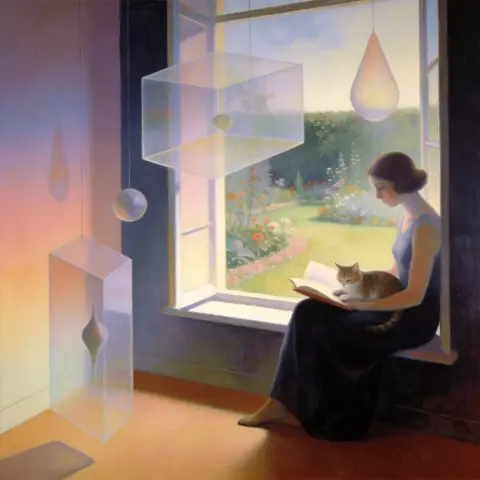 伊夫·唐吉 Yves Tanguy 风格生成图